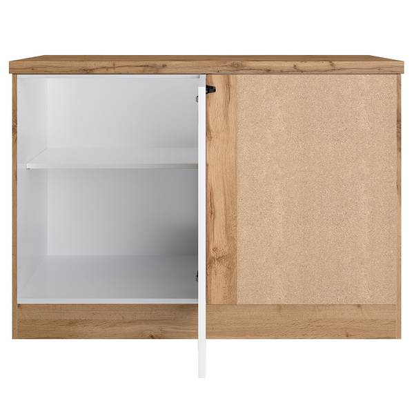 Eckunterschrank Meran 1 Tür Matt Weiß
