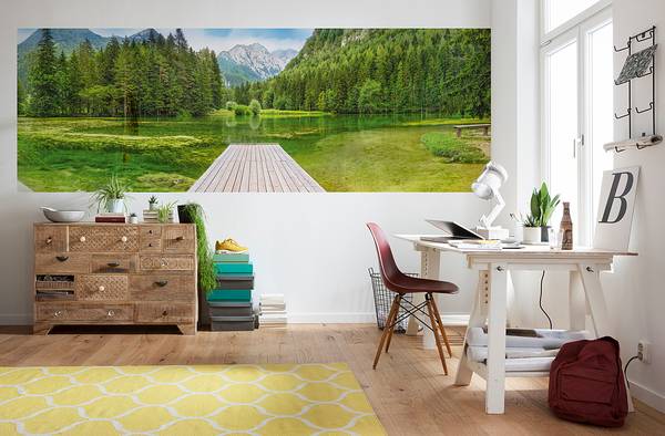 Carta da parati Green Lake Carta da parati