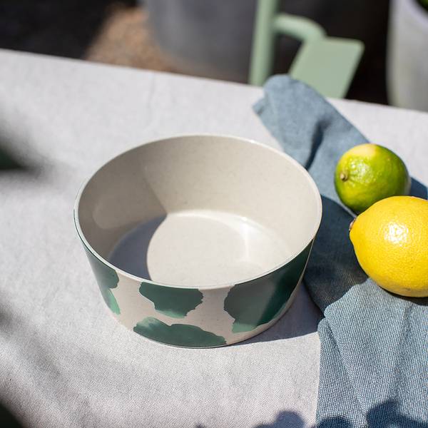 Bols Connect Monstera - Lot de 2 Polypropylène - Beige