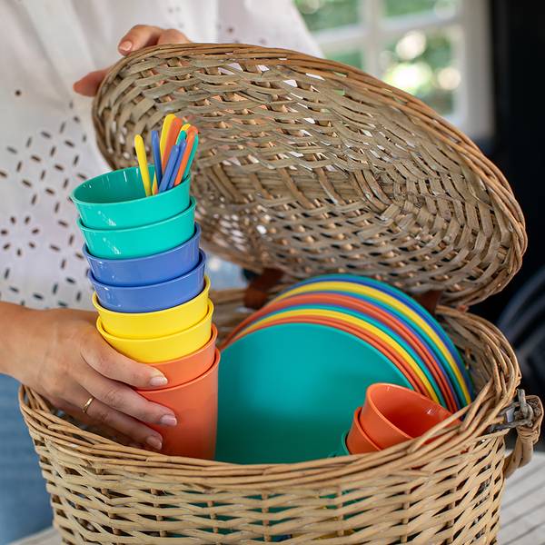 Geschirrset Nora Lollipop 16-teilig Polypropylen - Mehrfarbig