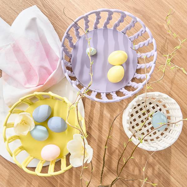 Panier CRAFT Faïence - Blanc - Diamètre : 16 cm