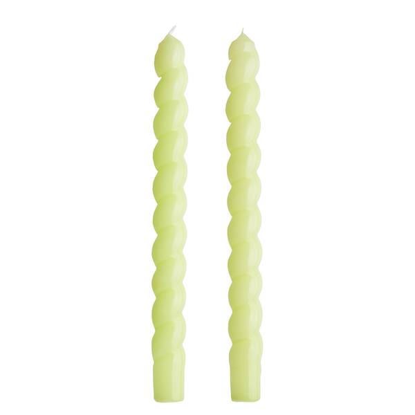 Set di 2 candele TWISTED Paraffina / Cera di soia - HellVerde