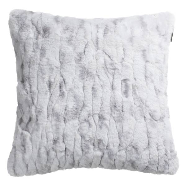 Taie d’oreiller Furry Polyester - Gris