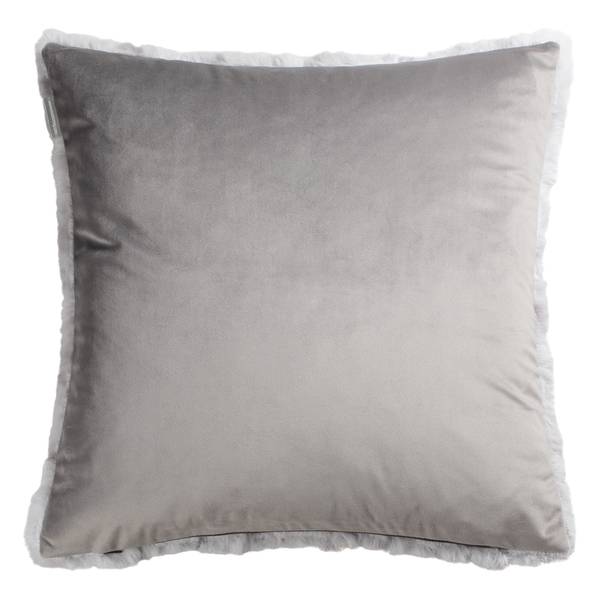 Taie d’oreiller Furry Polyester - Gris