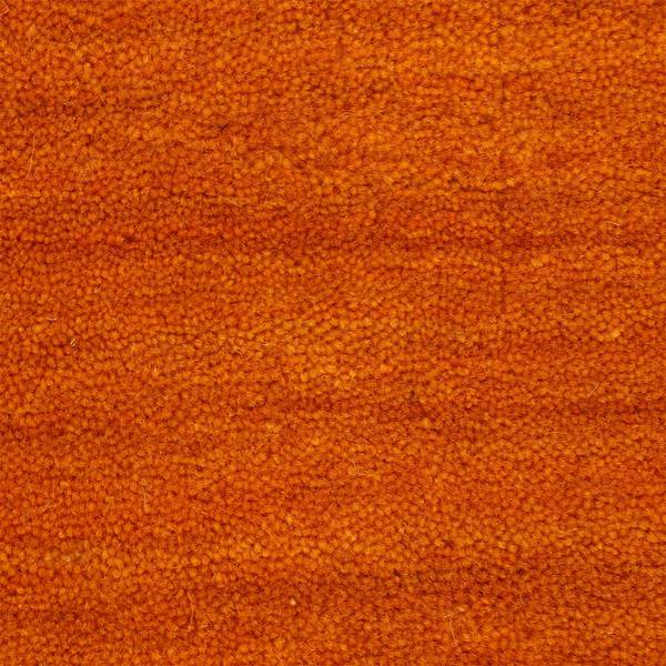 Wollteppich Gabbeh Uni Wolle - Orange - 200 x 290 cm