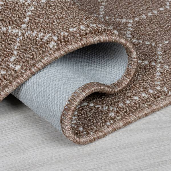 Läufer Argyll Polypropylen - Waschbar - Braun - 57 x 230 cm