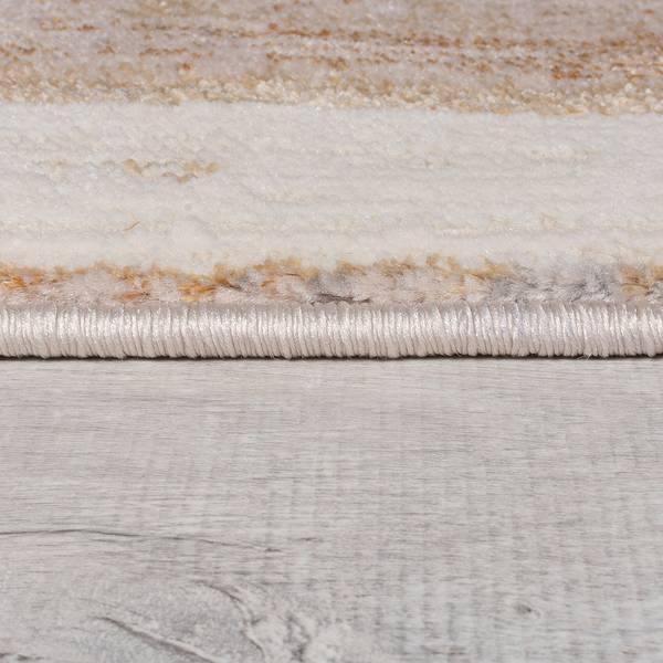 Kurzflorteppich Gleam Polypropylen / Polyester - Beige - 80 x 150 cm