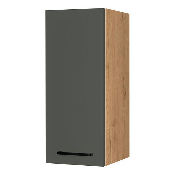 Hängeschrank Easytouch mit 1 Tür Dunkelgrün - Breite: 30 cm - Türanschlag links