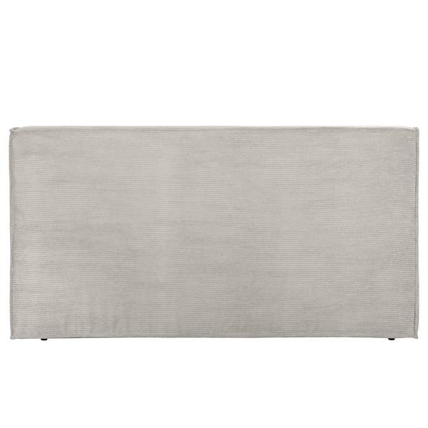 Polsterbett KINX Cordstoff Poppy: Lichtgrau - 180 x 200cm - Ohne Matratze - Kein Bettkasten - 110 cm