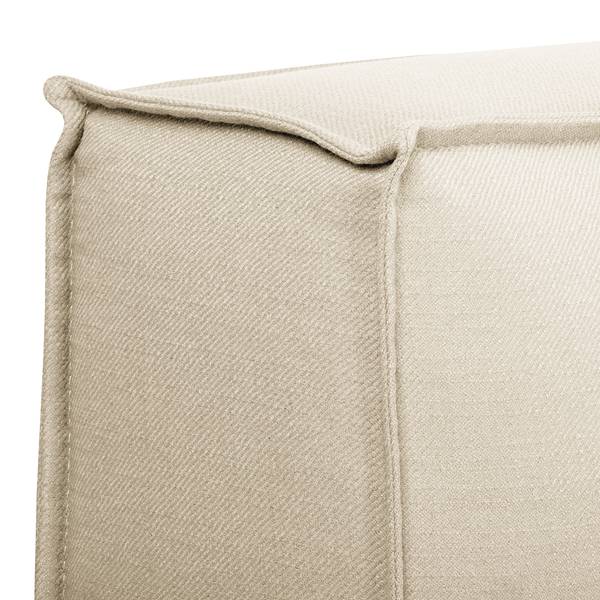 Polsterbett KINX Flachgewebe Desna: Creme - 180 x 200cm - Ohne Matratze - Kein Bettkasten - 150 cm