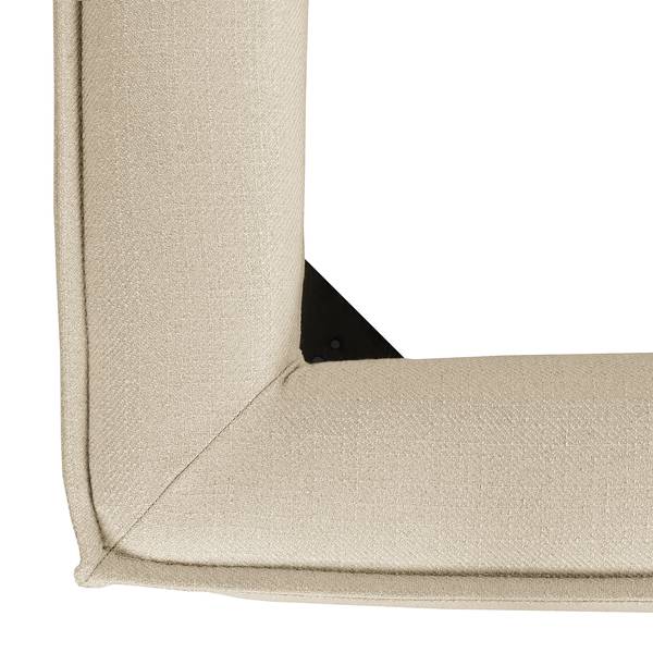 Polsterbett KINX Flachgewebe Desna: Creme - 180 x 200cm - Ohne Matratze - Kein Bettkasten - 150 cm