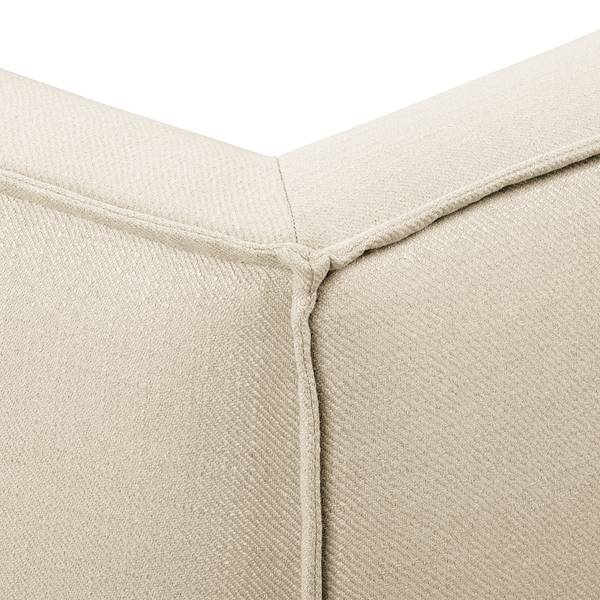 Polsterbett KINX Flachgewebe Desna: Creme - 180 x 200cm - Ohne Matratze - Kein Bettkasten - 150 cm