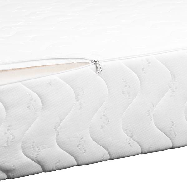 Polsterbett KINX Bouclé Stoff Abby: Anthrazit - 220 x 200cm - H2 / H3 - 1 Bettkasten - 150 cm