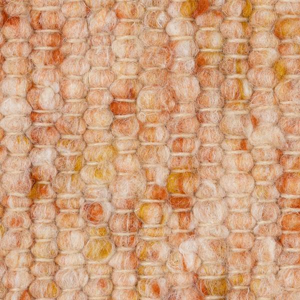 Wollteppich Alm-Freude Schurwolle - Ocker - 70 x 240 cm
