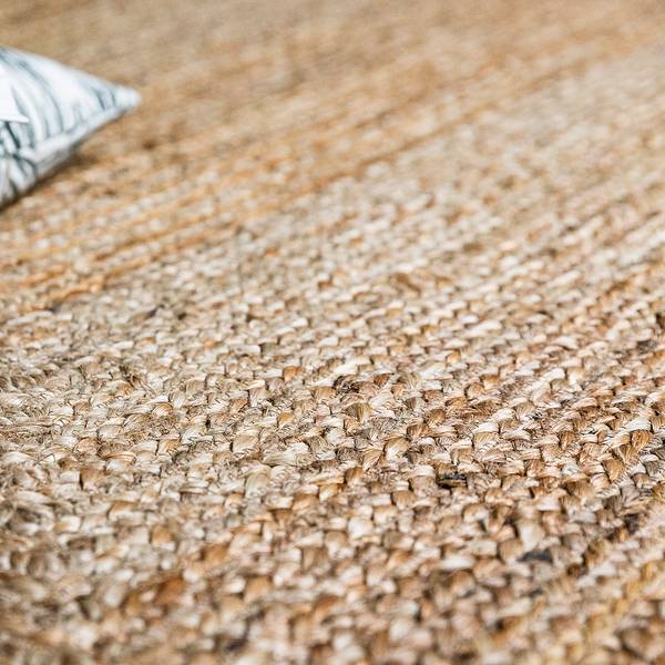 Teppich Salo Jute / Baumwolle - Natur