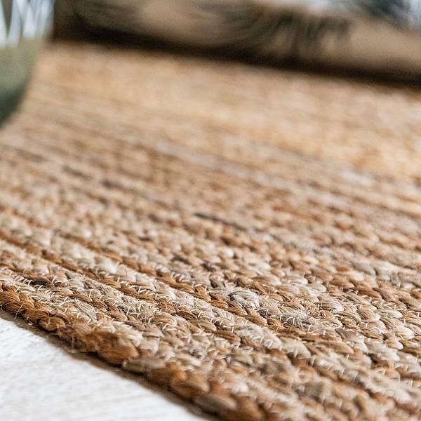 Teppich Salo Jute / Baumwolle - Natur