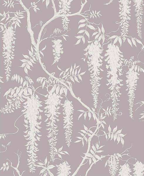 Vliestapete Wisteria Trails Vlies - Flieder