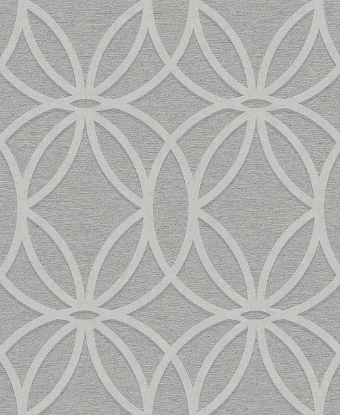 Papier peint intissé Luxe Eclipse Intissé - Gris