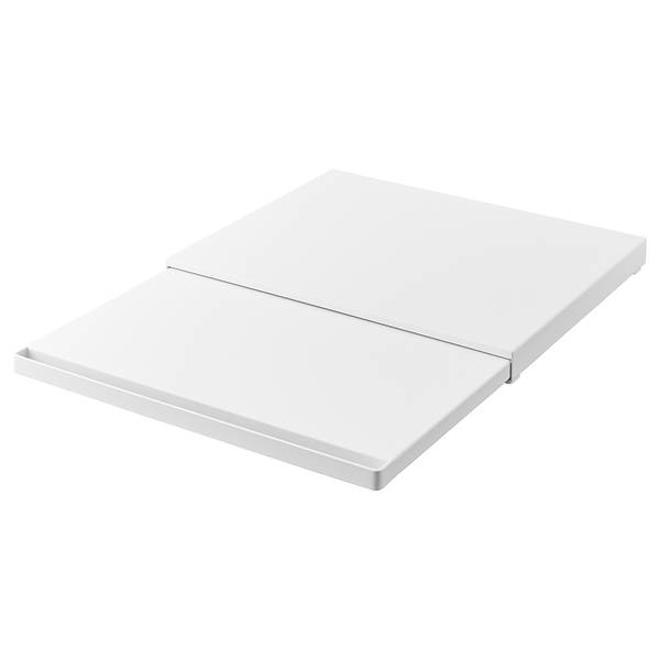 Organizer con vassoio estraibile Tower Acciaio - Bianco - 45 x 4 cm