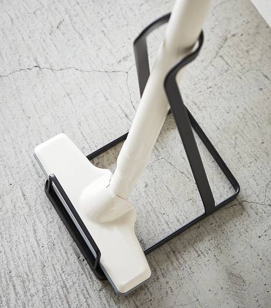 Support d’aspirateur Tower Acier - Noir