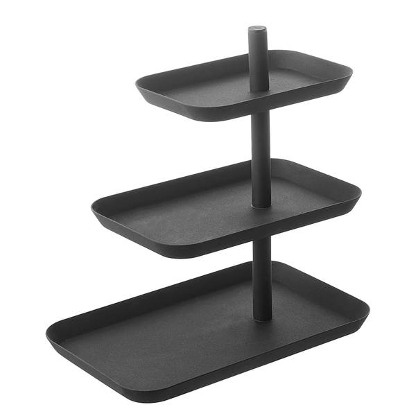 Etagere Tower Stahl - Schwarz