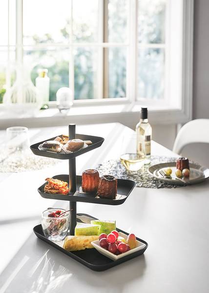 Etagere Tower Stahl - Schwarz