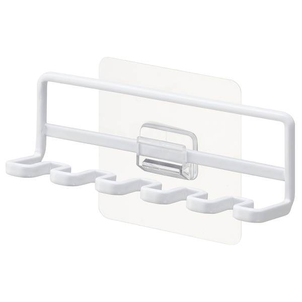 Zahnbürstenhalter Tower Hook Stahl / Kunststoff - Weiß
