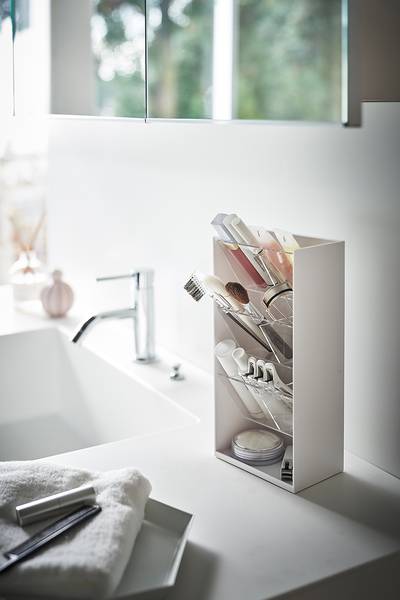 Make-up-organizer Tower kunststof - wit