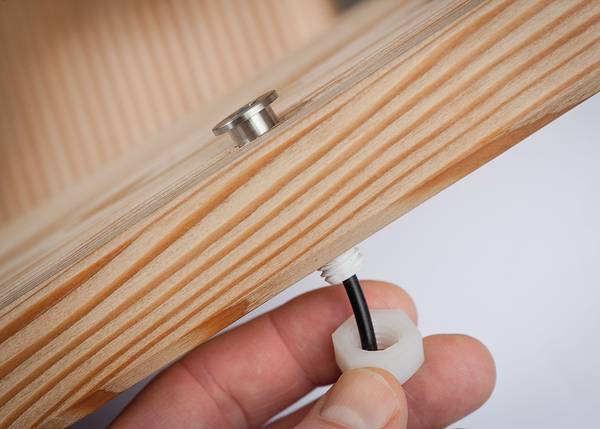 Luminaire encastré Zigbee Micro Pen Acier inoxydable - Argenté