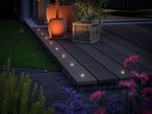 Luminaire encastré Zigbee Micro Pen Acier inoxydable - Argenté