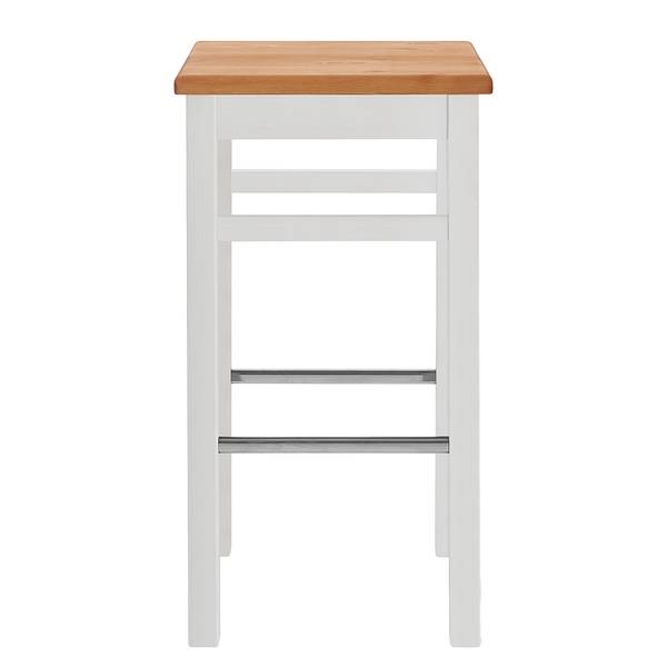 Massives Barset Bergen 3-teilig Kiefer massiv - Kiefer Weiß / Kiefer Laugenfarbig