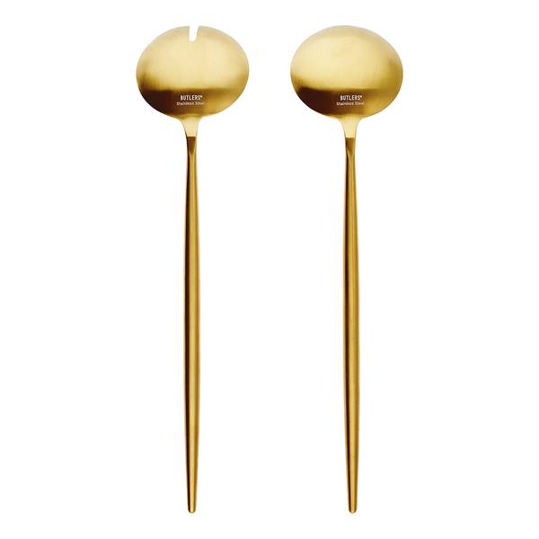 Set di 2 posate da insalata STILETTO Acciaio inox - Dorato