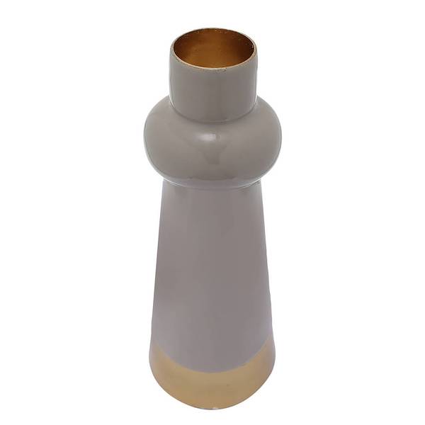 Kerzenhalter Art Deco Typ B Eisen - Taupe