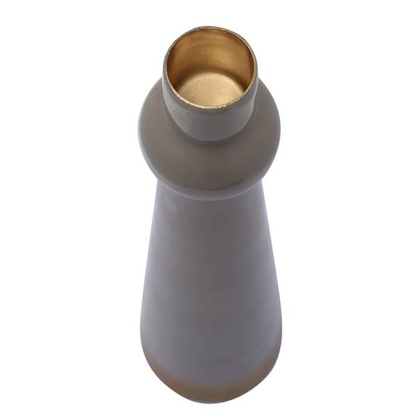 Kerzenhalter Art Deco Typ B Eisen - Taupe