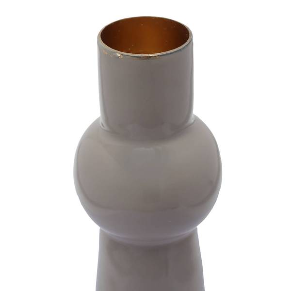 Kerzenhalter Art Deco Typ B Eisen - Taupe