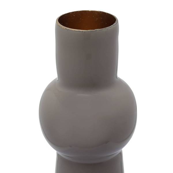 Kerzenhalter Art Deco Typ B Eisen - Taupe