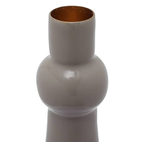 Kerzenhalter Art Deco Typ B Eisen - Taupe