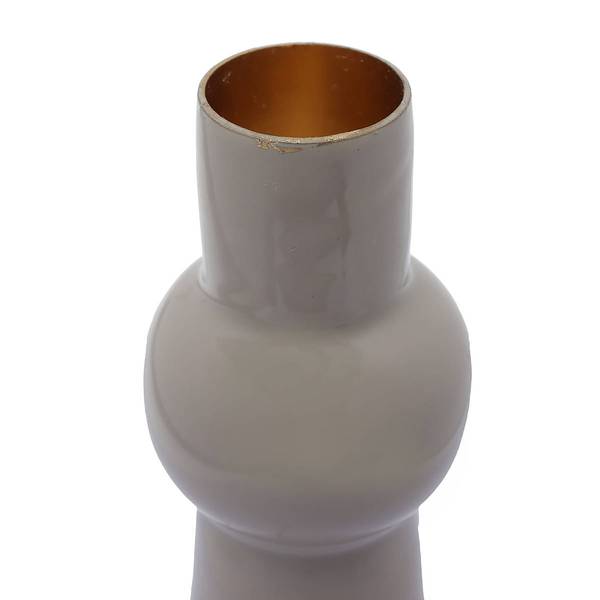 Kerzenhalter Art Deco Typ B Eisen - Taupe