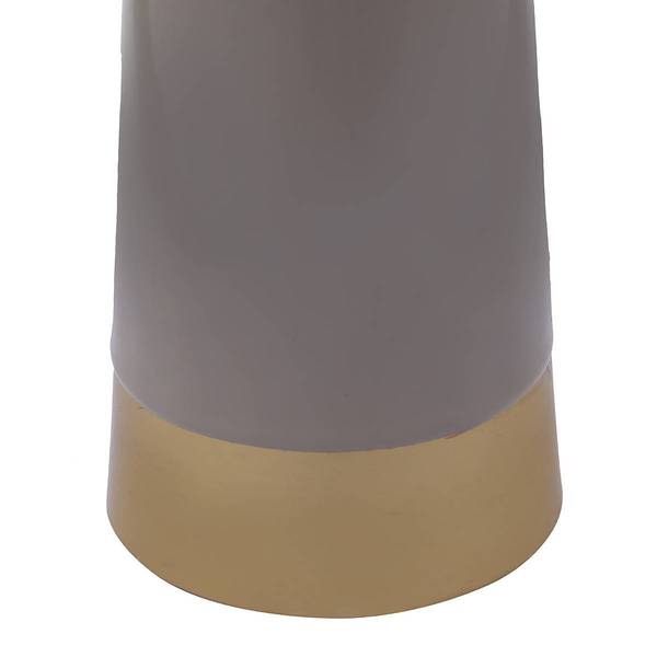Kerzenhalter Art Deco Typ B Eisen - Taupe