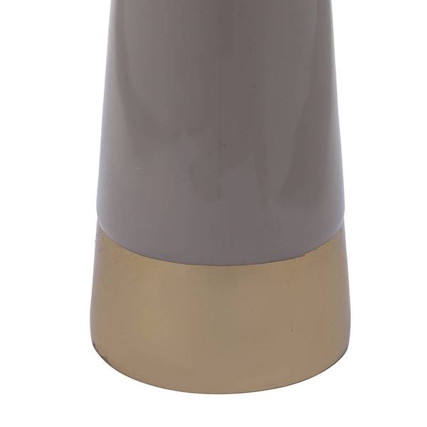 Kerzenhalter Art Deco Typ B Eisen - Taupe