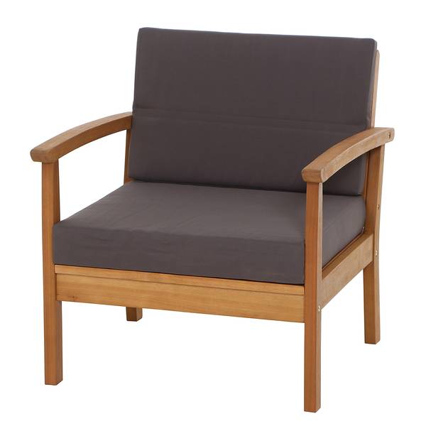 Loungeset Tavira 4-teilig Akazie / Polyester