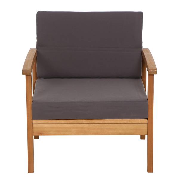 Loungeset Tavira 4-teilig Akazie / Polyester