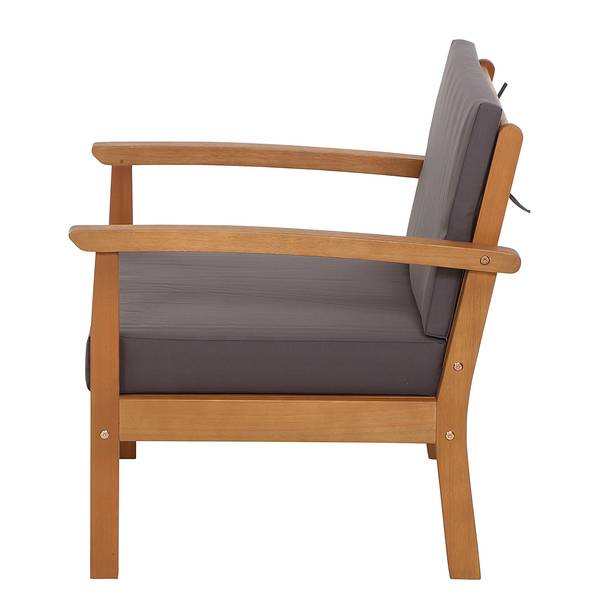 Loungeset Tavira 4-teilig Akazie / Polyester