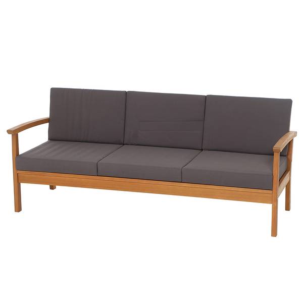 Loungeset Tavira 4-teilig Akazie / Polyester