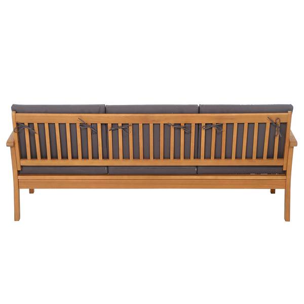 Loungeset Tavira 4-teilig Akazie / Polyester