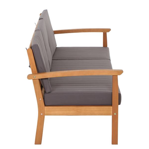 Loungeset Tavira 4-teilig Akazie / Polyester