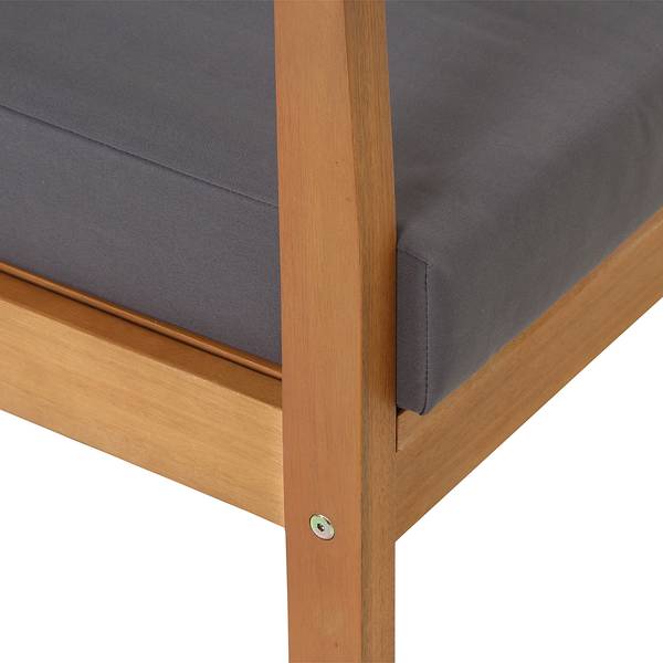 Loungeset Tavira 4-teilig Akazie / Polyester