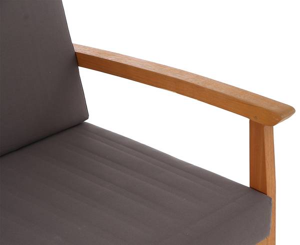 Loungeset Tavira 4-teilig Akazie / Polyester