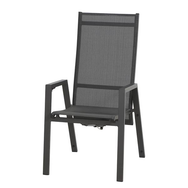 Tuinfauteuil Savona Move aluminium - antracietkleurig