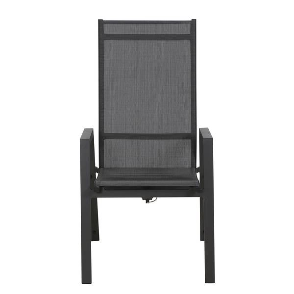 Tuinfauteuil Savona Move aluminium - antracietkleurig